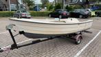 Sloep met trailer, Watersport en Boten, Vis- en Consoleboten, Ophalen, Tot 10 pk, Zo goed als nieuw, 3 tot 6 meter