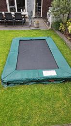 Avyna inground trampoline 190 x 280 cm, Ophalen, Gebruikt