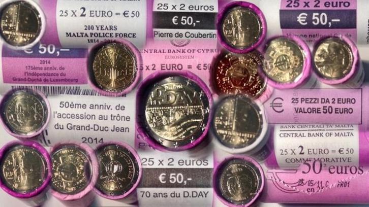 Muntrollen speciale 2 euromunten - div landen en jaren!!, Postzegels en Munten, Munten | Europa | Euromunten, Setje, 2 euro, Ophalen of Verzenden