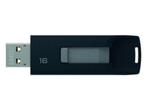 Emtec - Flashdrive - C450 Slide 2.0 - Zwart - 32 GB, Nieuw, Ophalen of Verzenden, 32 GB