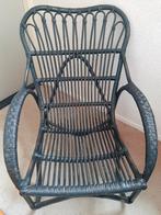 Rotan stoel, donkerbruin, Huis en Inrichting, Stoelen, Ophalen, Gebruikt, Bruin, Riet of Rotan
