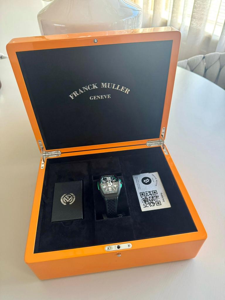 Franck Muller Vanguard Encrypto – Free the Money – Uniek, Polshorloge, Nieuw, Ophalen, Overige merken