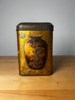 Prachtig doorleeft groot Chinees theeblik 26,5 hoog breed 19, Verzamelen, Ophalen of Verzenden, Zo goed als nieuw, Overige