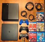 Playstation set, Spelcomputers en Games, Spelcomputers | Sony PlayStation 4, Ophalen, Gebruikt, Met 2 controllers, Original
