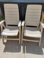 2x hartman master club tuinstoelen  Inc tuin kussens 30€, Tuin en Terras, Tuinstoelen, Ophalen, Gebruikt, Kunststof, Verstelbaar