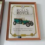 vintage spiegel Rolls Royce auto retro jaren 60, 70 brocante, Verzenden, Gebruikt, Auto's