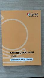 Lyceo aardrijkskunde examenbundel havo 2024, Ophalen, Zo goed als nieuw, HAVO, Aardrijkskunde
