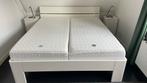 Tweepersoonsbed 180x200 inclusief, Ophalen, Wit, Tweepersoons, Zo goed als nieuw