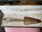 Antieke Zilveren Taartschep Marchand Frères met Etui, Ophalen of Verzenden, Zilver
