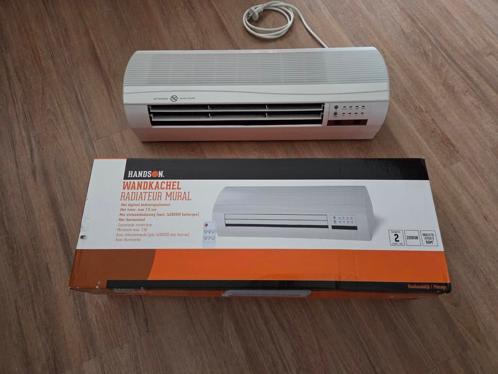 HandsOn Wandkachel - Nieuw in doos!, Ophalen, Overige soorten, Elektrisch, Nieuw