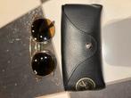 Ray-ban round double bridge zonnebril, Zonnebril, Bruin, Ophalen of Verzenden, Zo goed als nieuw