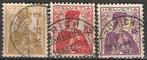 Zwitserland serie 114 - 116 O. ADV. no.8 T., Verzenden, Gestempeld