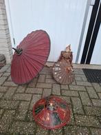 Buitenlandse pop en parasol, Ophalen, Gebruikt