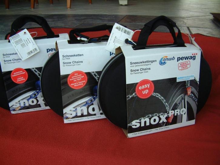 Heel veel maten SNOX sneeuwkettingen incl. SUV, Auto diversen, Sneeuwkettingen, Nieuw, Ophalen of Verzenden