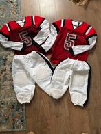 2x Rugby Set Kind - Carnaval, Ophalen, Gebruikt, 134 t/m 140, Jongen of Meisje
