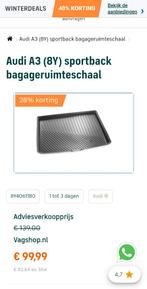 Audi kofferbak mat, Ophalen, Gebruikt