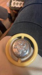 Brocante rammelaar beer, Ophalen of Verzenden, Gebruikt, Rammelaar, Met geluid