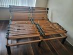 2X UITSTEKEND WERKENDE ELEKTRISCH VERSTEL.BODEMS 90 X 200 CM, Ophalen, Gebruikt, 90 cm, Tweepersoons