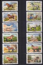 Frankrijk, serie "paarden" 2013-84, Verzenden, Gestempeld