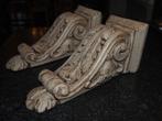 2 grijze Wandornamenten/Consoles, Antiek en Kunst, Ophalen