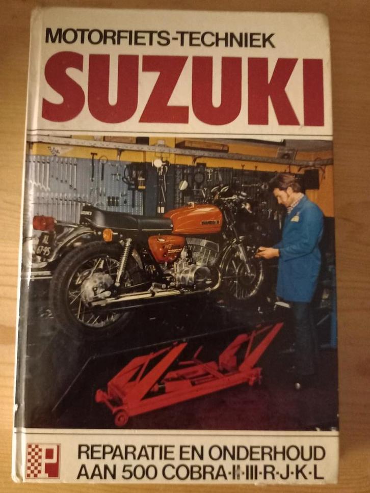 Suzuki Motorfiets Techniek - Reparatieboek, Boeken, Motoren, Gelezen, Merk of Model, Ophalen of Verzenden