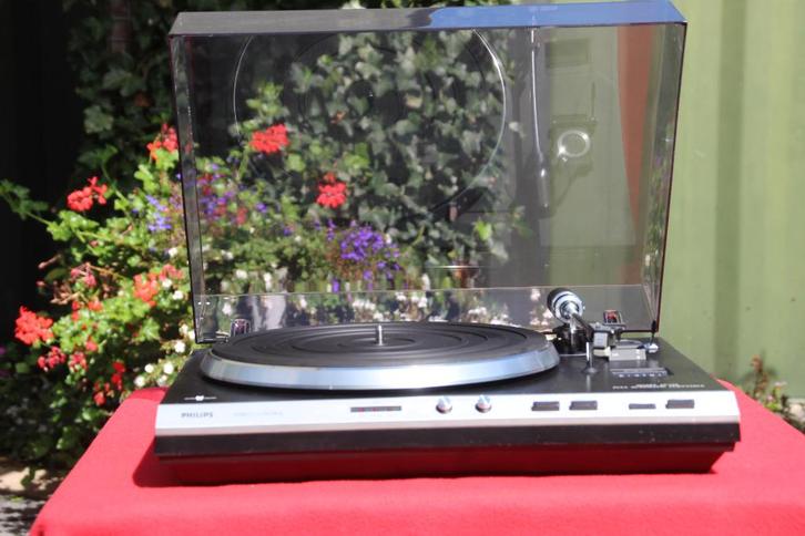Philips AF 729 Automatische platenspeler (1981), Audio, Tv en Foto, Platenspelers, Gebruikt, Platenspeler, Philips, Pitch-regelaar