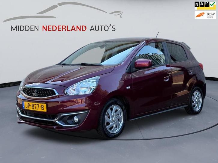 Mitsubishi Space Star 1.0 Intense * NAP PAS * ONDERHOUD HIST, Auto's, Mitsubishi, Bedrijf, Te koop, Space Star, ABS, Airbags, Airconditioning