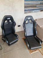 FK Sportstoelen + achterbank - Zwart Leer, Auto-onderdelen, Ophalen, Gebruikt, Audi