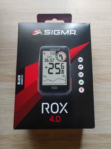 Sigma Rox 4.0 fietscomputer met GPS (bundel met sensoren) beschikbaar voor biedingen