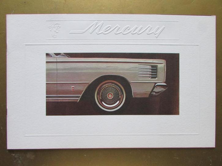 1965 MERCURY full size modellen Prestige brochure, Engels, Boeken, Auto's | Folders en Tijdschriften, Zo goed als nieuw, Overige merken