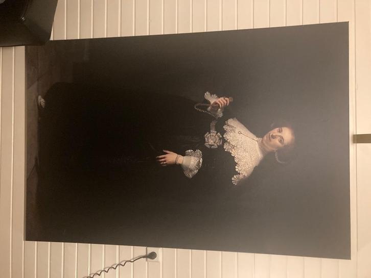 Nieuw! Schilderij vrouw van Rembrandt canvas, Huis en Inrichting, Woonaccessoires | Schilderijen, Tekeningen en Foto's, Nieuw