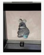 Groen blauwe fluoriet konijn bunny in beschermend frame, Nieuw, Ophalen of Verzenden, X, X