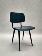 Vintage blauwe Revolt stoel Friso Kramer Ahrend de Cirkel, Huis en Inrichting, Stoelen, Gebruikt, Blauw, ., Ophalen of Verzenden