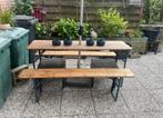 Zeer nette picknicktafel! Met banken, Tuin en Terras, Picknicktafels, Ophalen of Verzenden, Zo goed als nieuw, Rechthoekig