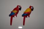 01 - Dieren papegaaien (4 sets), Ophalen of Verzenden, Gebruikt