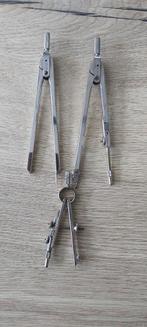 3 Oude Passers RONIA., Antiek en Kunst, Antiek | Gereedschap en Instrumenten, Ophalen of Verzenden