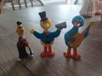 Sesamstraat Figuurtjes - Bert en 2x Pino, Kinderen en Baby's, Ophalen of Verzenden, Gebruikt