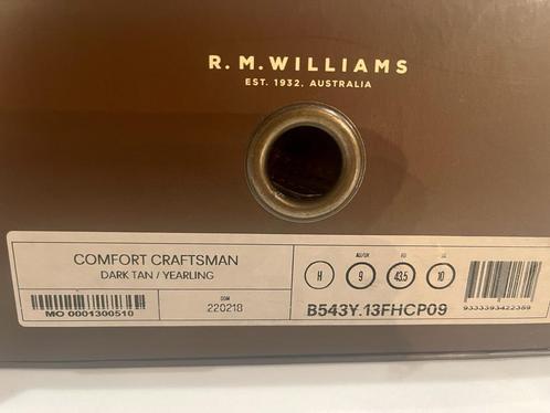 R.M. Williams Craftsman boots,  maat 43,5 (9H), Kleding | Heren, Schoenen, Zo goed als nieuw, Boots, Bruin, Ophalen of Verzenden