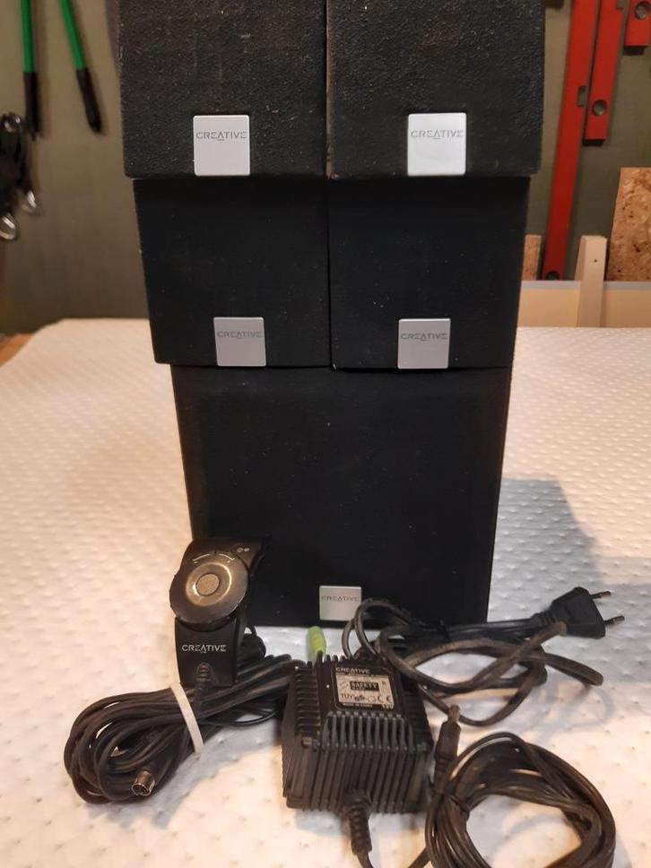 Creative PC Speakers - Zo Goed Als Nieuw!, Audio, Tv en Foto, Luidsprekers, Zo goed als nieuw, Complete surroundset, Minder dan 60 watt