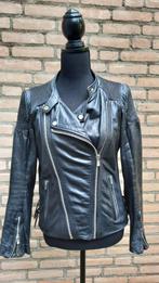 Mango Leren Biker Jack / Jas, Kleding | Dames, Jasjes, Kostuums en Pakken, Gedragen, Jasje, Mango, Ophalen of Verzenden