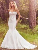 Trouwjurk strapless maat 38/40, Ophalen of Verzenden, Zo goed als nieuw, Wit, Trouwjurk