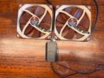 Noctua Fan NF-A14 PMW 2 stuks plus gratis fan controler, Ophalen of Verzenden, Zo goed als nieuw, Luchtkoeling