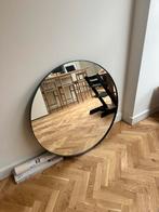 Ronde spiegel stalen rand 100cm diameter, Huis en Inrichting, Woonaccessoires | Spiegels, Ophalen, Zo goed als nieuw, Rond, 100 tot 150 cm