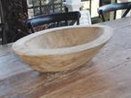 Oude Ovale houten Schaal, Gebruikt, Schaal, Ophalen of Verzenden, Ovaal