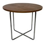 Vintage Gispen 501 Salontafel Buisframe Dutch Design, Huis en Inrichting, Tafels | Bijzettafels, Minder dan 55 cm, Gebruikt, Vintage