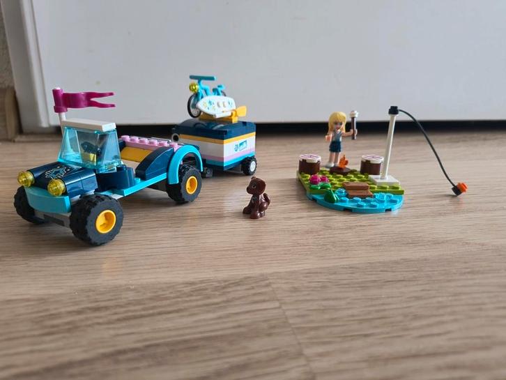 LEGO Friends Stephanie's Buggy en aanhanger 41364, Kinderen en Baby's, Speelgoed | Duplo en Lego, Zo goed als nieuw, Ophalen