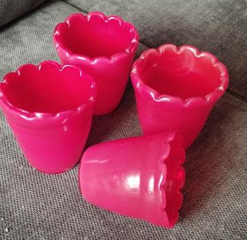 Glazen bakje van rode ramekin Chantal beschikbaar voor biedingen