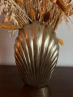 Gouden schelp vaas H&M HOME, Ophalen, Zo goed als nieuw, Overige kleuren, Minder dan 50 cm