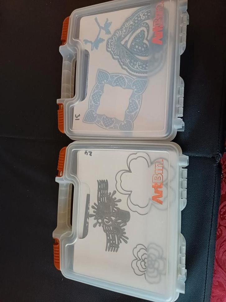 Snijmallen voor kaarten maken, Hobby en Vrije tijd, Knutselen, Gebruikt, Gereedschap of Toebehoren, Ophalen of Verzenden