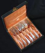 Nr L4: 6 Engelse EPNS taartvorkjes., Antiek en Kunst, Antiek | Bestek, Ophalen of Verzenden